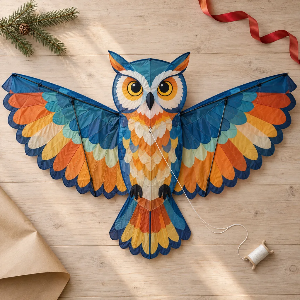 Representative photo-style image of novelty animal kite — generated, not a specific product