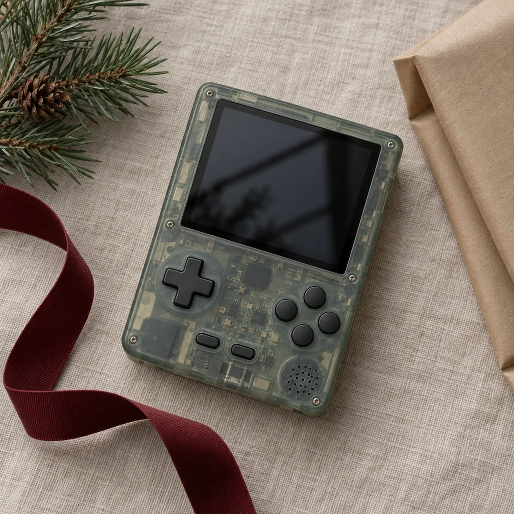 Representative photo-style image of open source developer handheld — generated, not a specific product