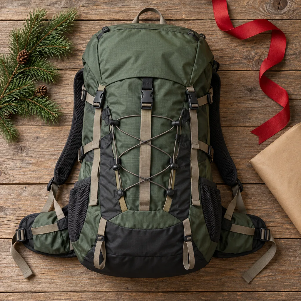 Representative photo-style image of outdoor hiking backpack — generated, not a specific product