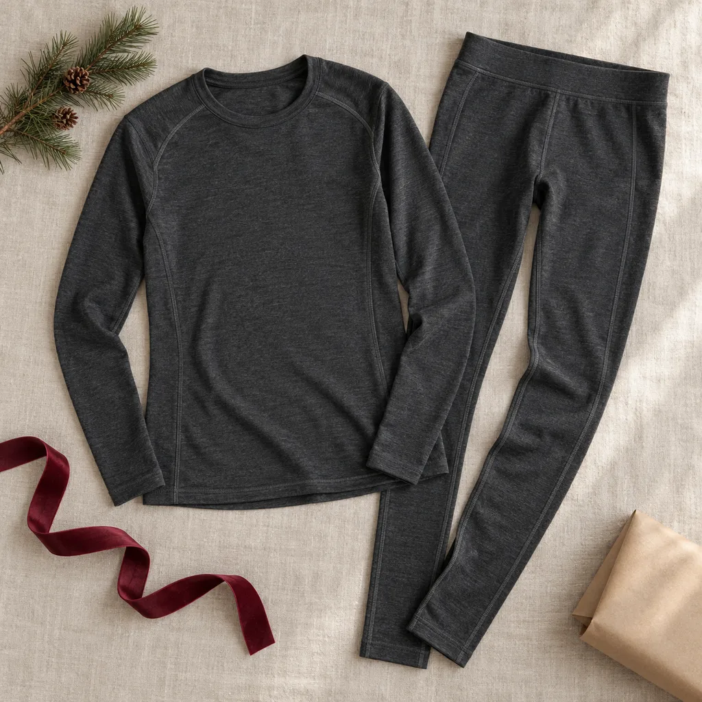 Representative photo-style image of performance base layer set — generated, not a specific product
