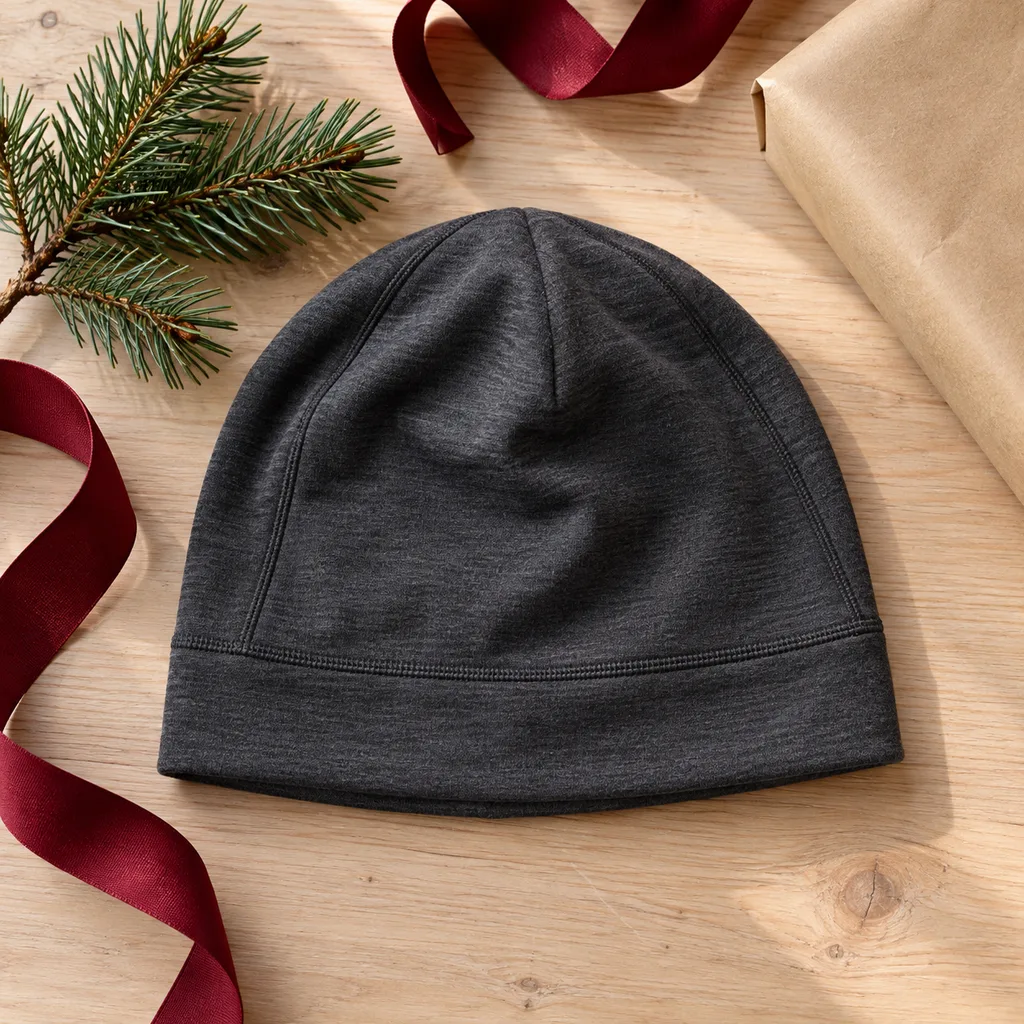 Representative photo-style image of performance headband or beanie — generated, not a specific product