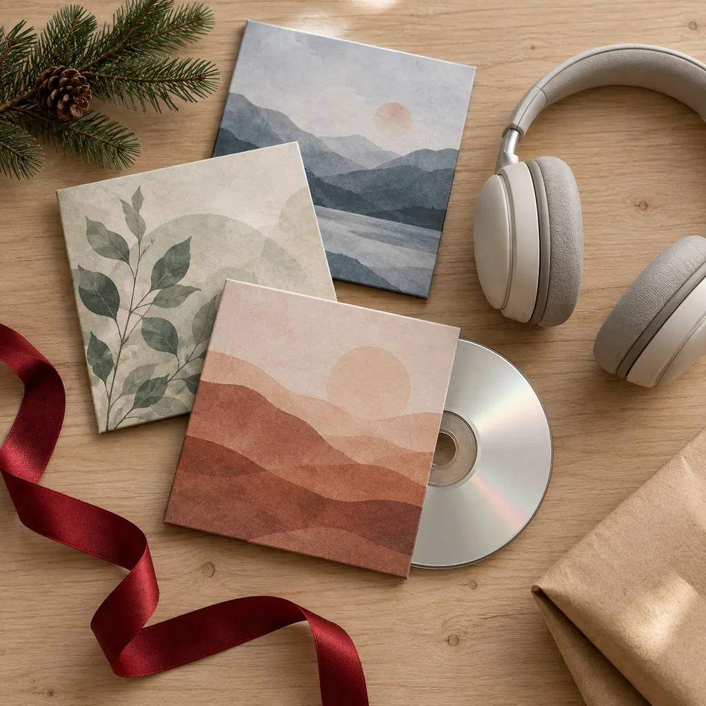 Representative photo-style image of personal development audiobook bundle — generated, not a specific product