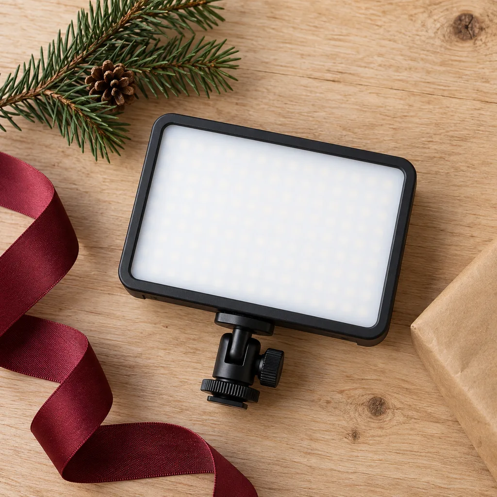 Representative photo-style image of portable led panel light — generated, not a specific product