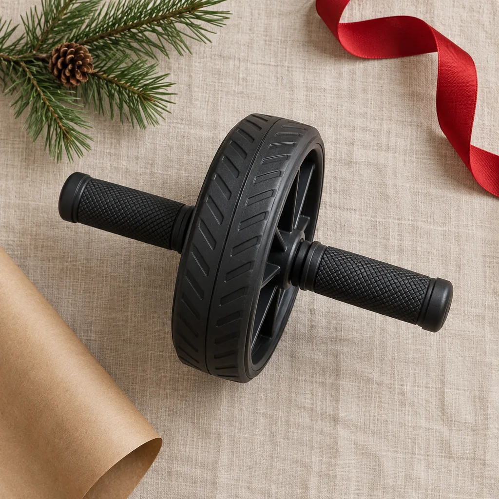 Representative photo-style image of portable travel core ab wheel — generated, not a specific product