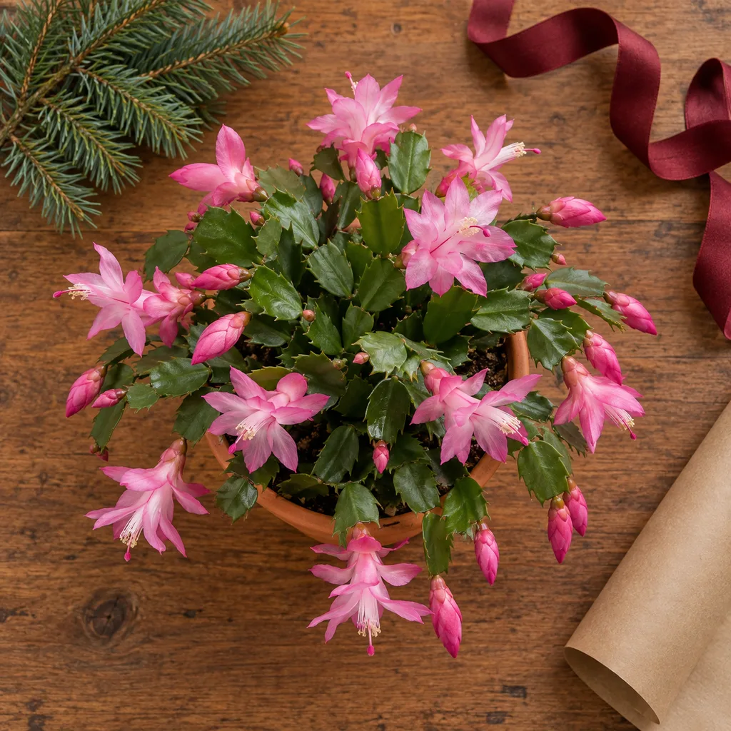 Representative photo-style image of potted flowering plant — generated, not a specific product