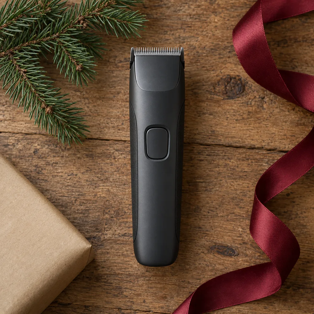 Representative photo-style image of precision beard trimmer — generated, not a specific product