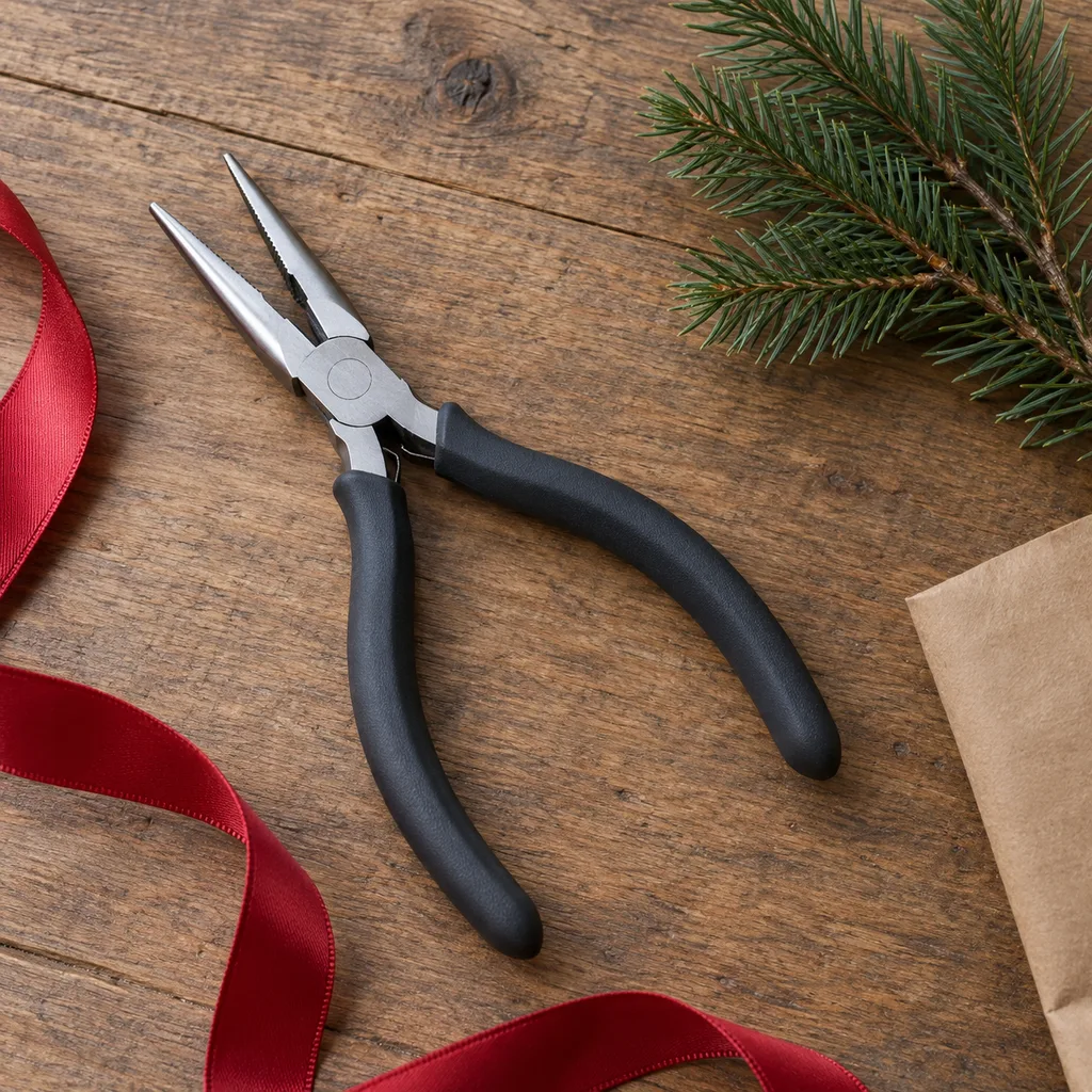 Representative photo-style image of needle nose pliers — generated, not a specific product