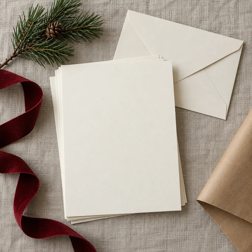 Representative photo-style image of letter writing paper — generated, not a specific product