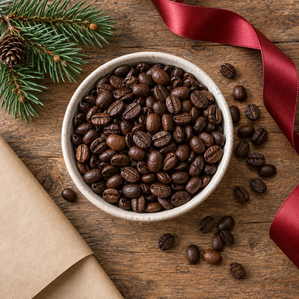 Representative photo-style image of premium whole bean coffee — generated, not a specific product