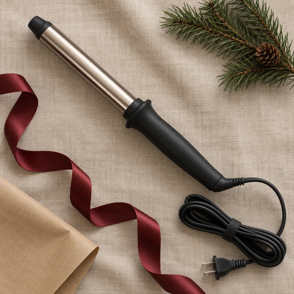 Representative photo-style image of professional curling wand — generated, not a specific product