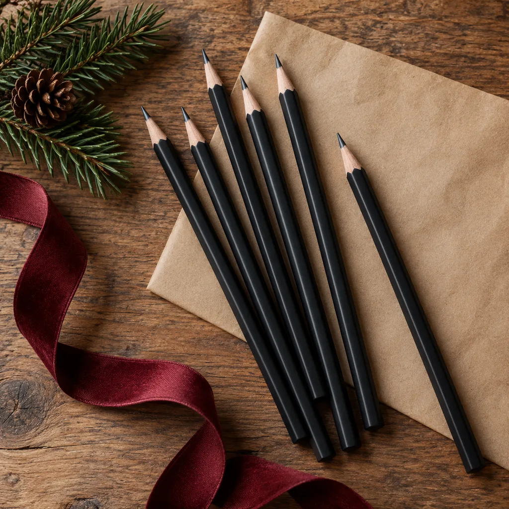 Representative photo-style image of professional graphite sketching pencils — generated, not a specific product