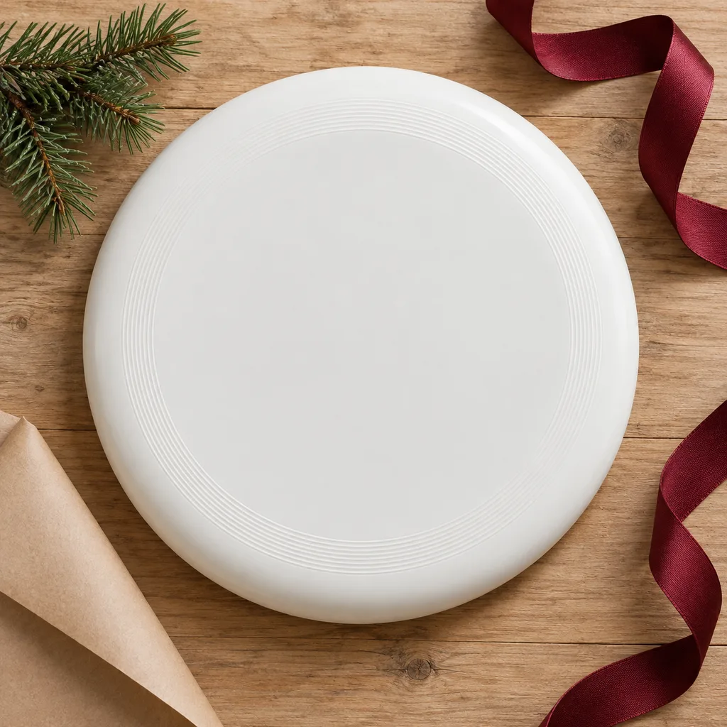 Representative photo-style image of professional ultimate flying disc — generated, not a specific product