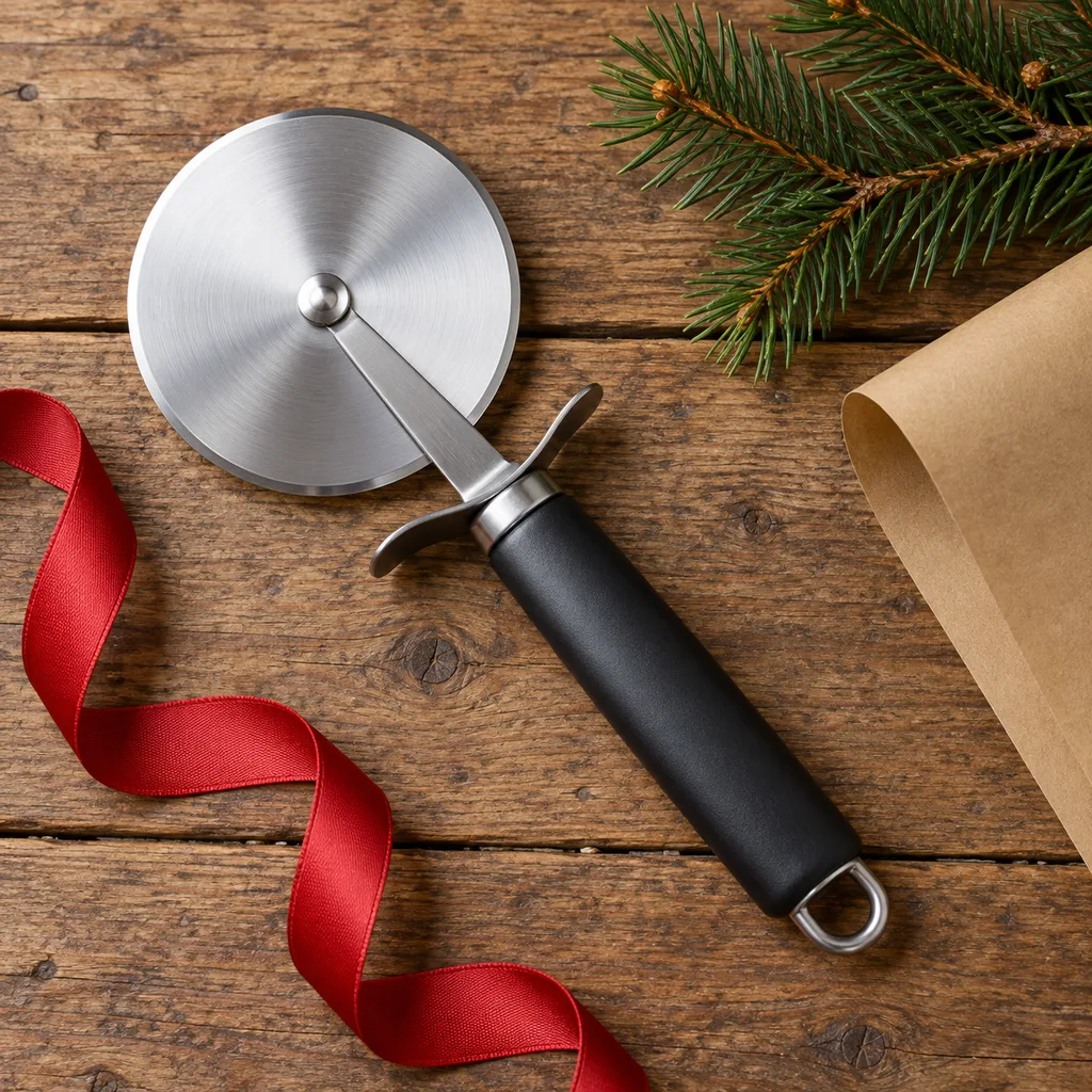 Representative photo-style image of pizza cutter blade — generated, not a specific product