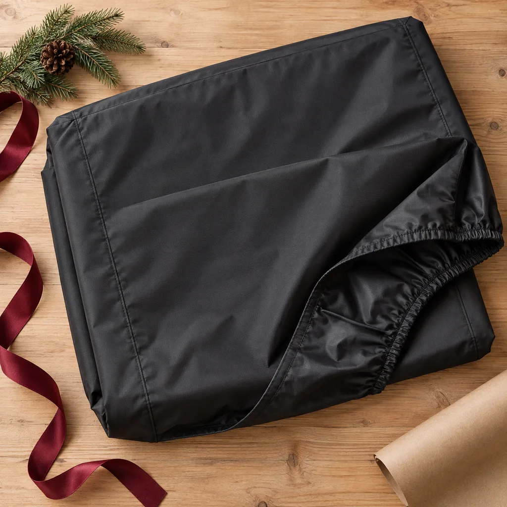 Representative photo-style image of protective air hockey table cover — generated, not a specific product