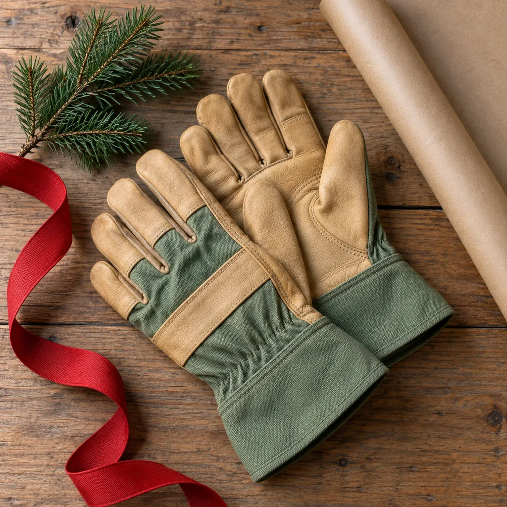 Representative photo-style image of protective gardening gloves — generated, not a specific product