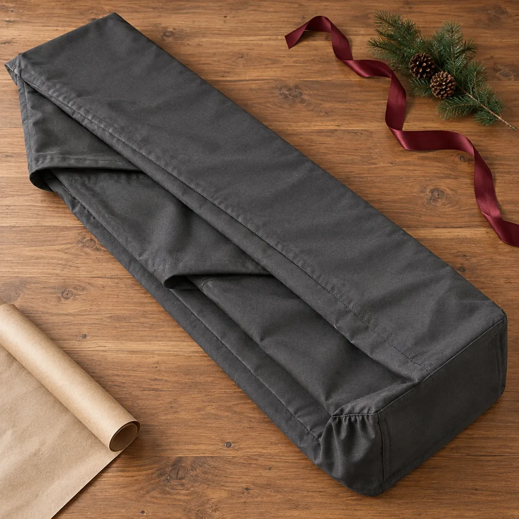 Representative photo-style image of protective shuffleboard table cover — generated, not a specific product