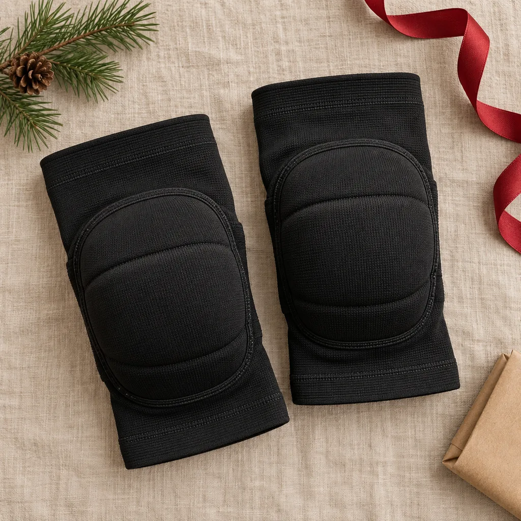 Representative photo-style image of volleyball knee pads — generated, not a specific product