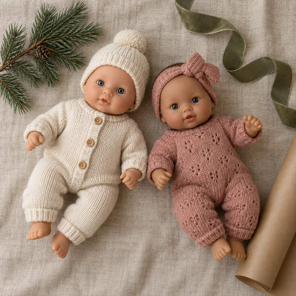 Representative photo-style image of baby dolls — generated, not a specific product