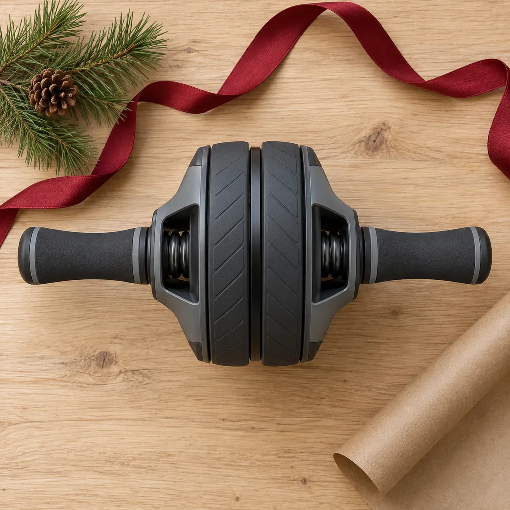 Representative photo-style image of rebound assisted abdominal roller — generated, not a specific product