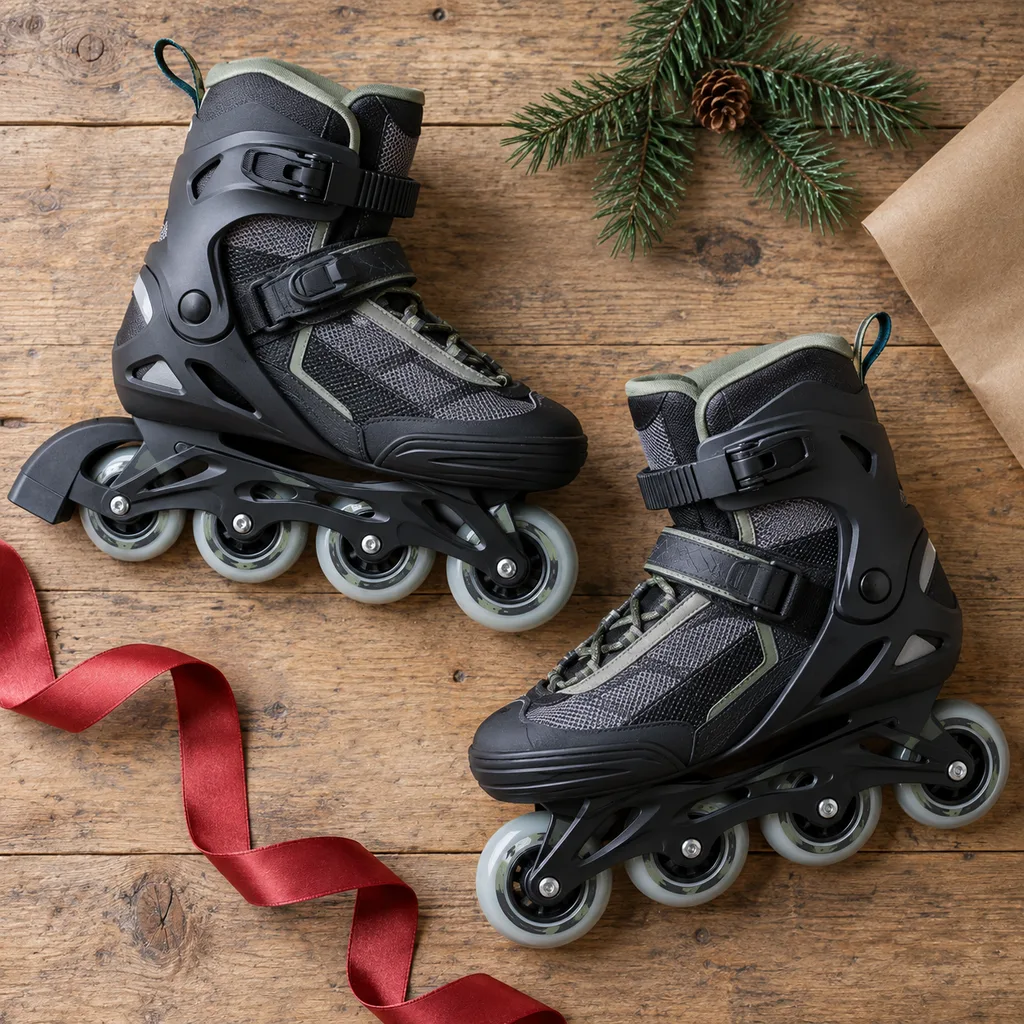 Representative photo-style image of recreational inline skates — generated, not a specific product