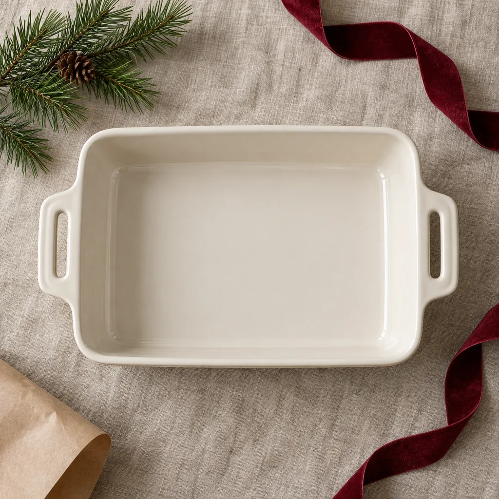 Representative photo-style image of rectangular baking dish — generated, not a specific product