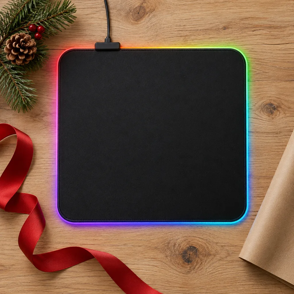 Representative photo-style image of rgb mouse pad — generated, not a specific product