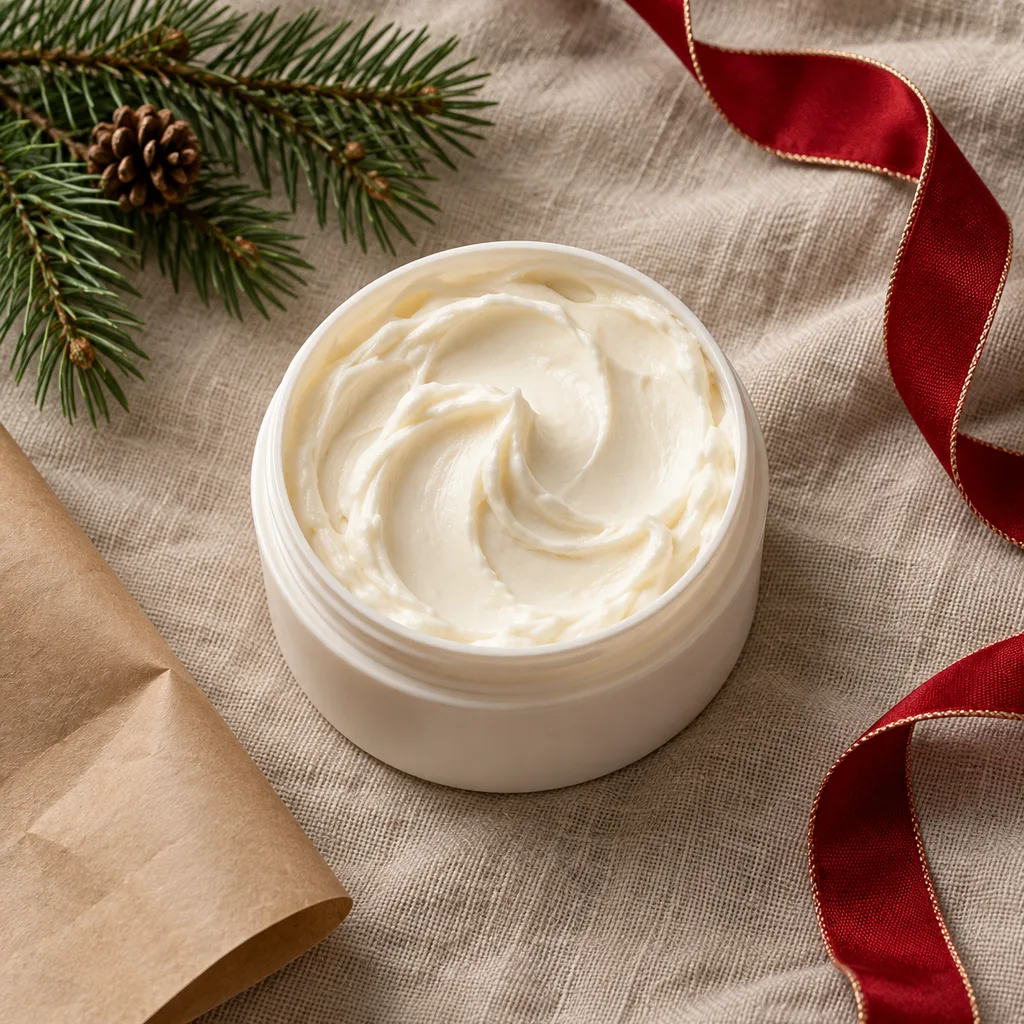 Representative photo-style image of rich hydrating body butter — generated, not a specific product