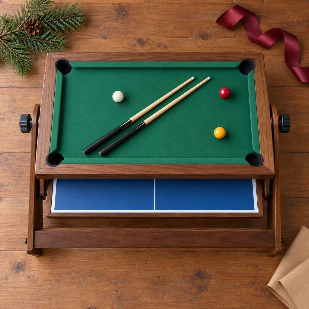 Representative photo-style image of rotating game table — generated, not a specific product