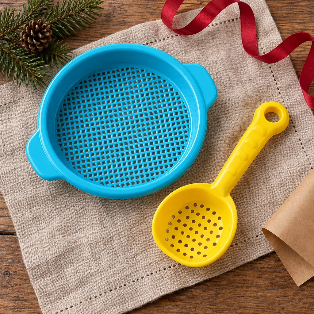 Representative photo-style image of sand sifter and treasure finder — generated, not a specific product