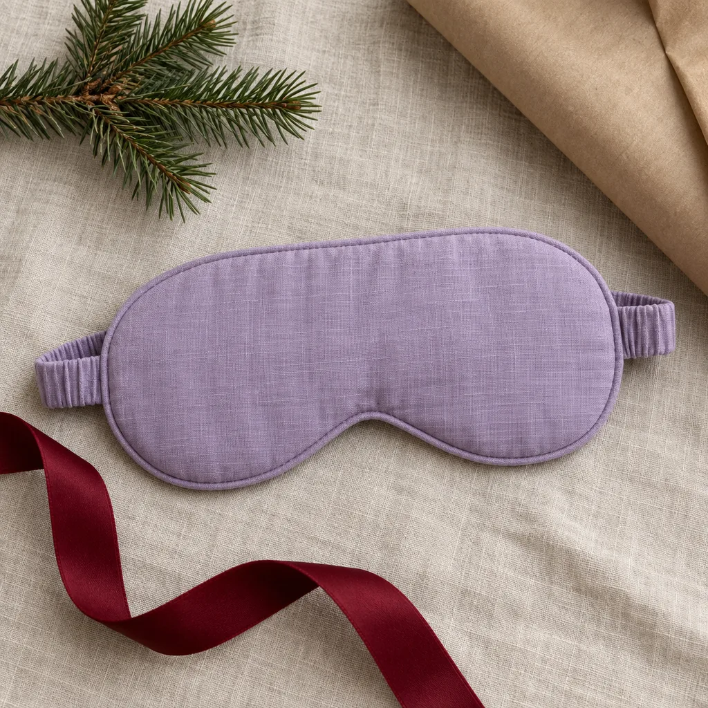 Representative photo-style image of scented aromatherapy sleep mask — generated, not a specific product