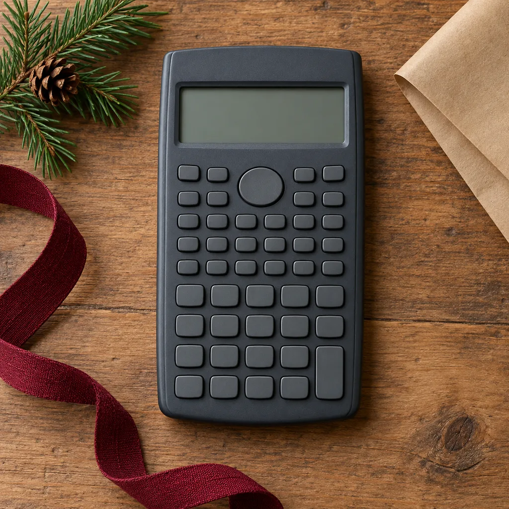 Representative photo-style image of scientific function calculator — generated, not a specific product