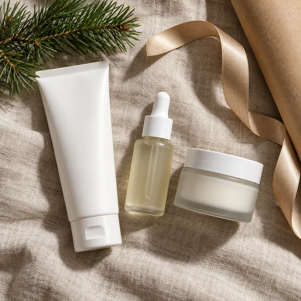 Representative photo-style image of skincare routine starter set — generated, not a specific product