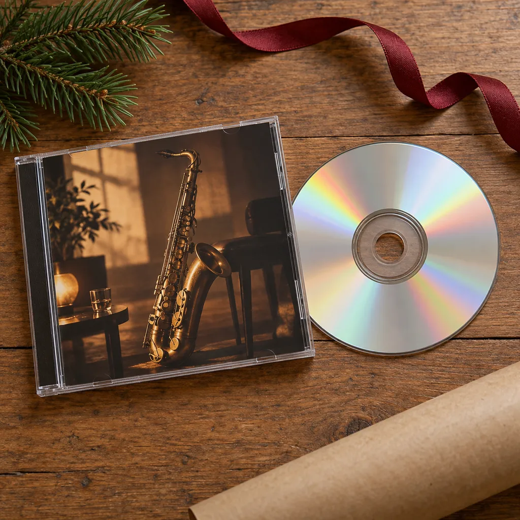 Representative photo-style image of smooth jazz collection music cd — generated, not a specific product