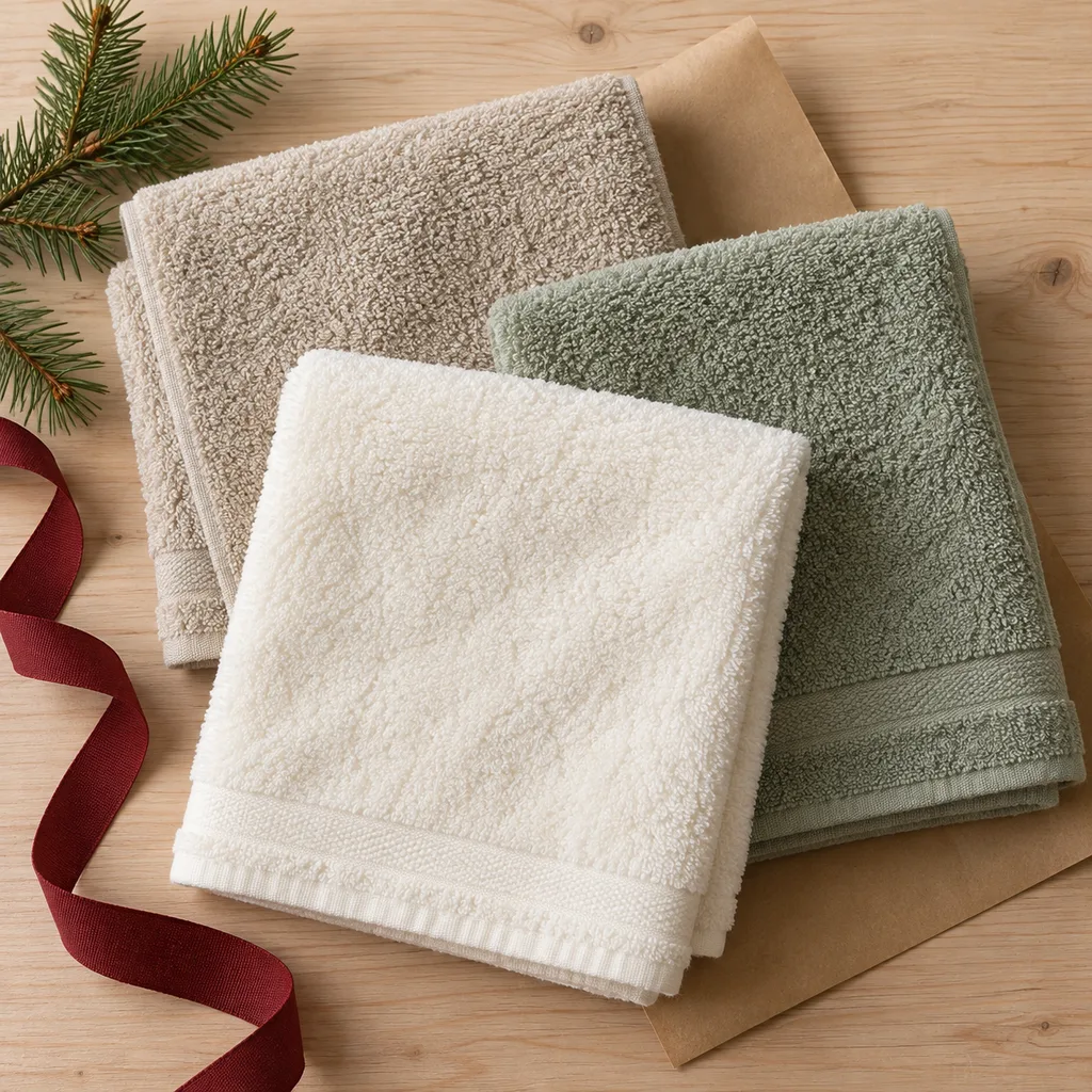 Representative photo-style image of soft hand towel collection — generated, not a specific product