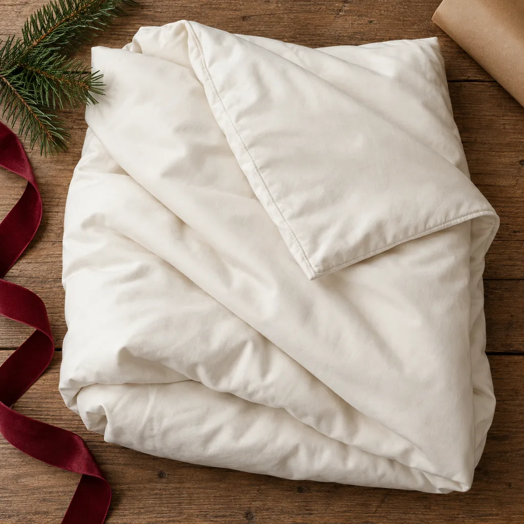 Representative photo-style image of soft microfiber duvet cover — generated, not a specific product