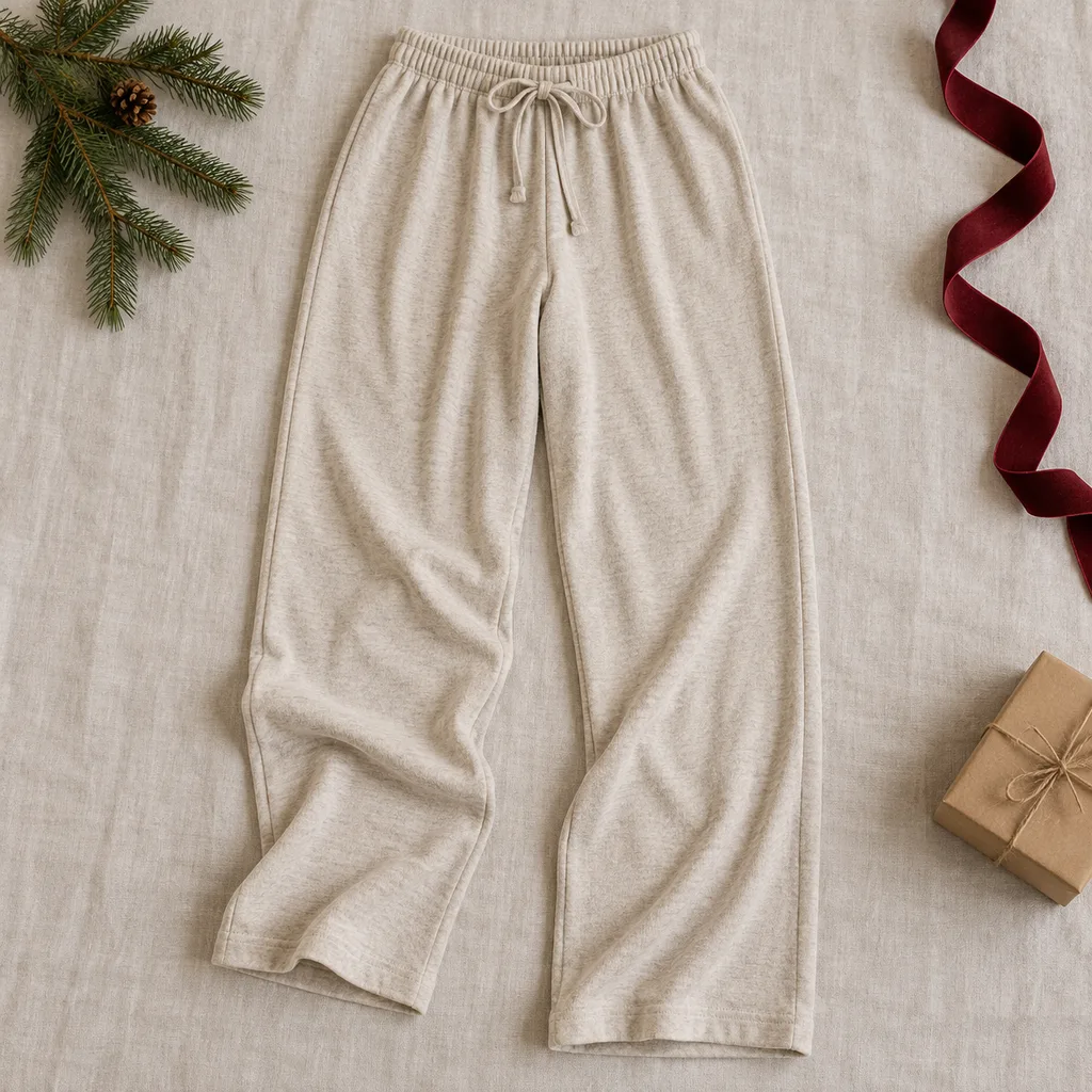 Representative photo-style image of soft relaxed fit lounge pants — generated, not a specific product