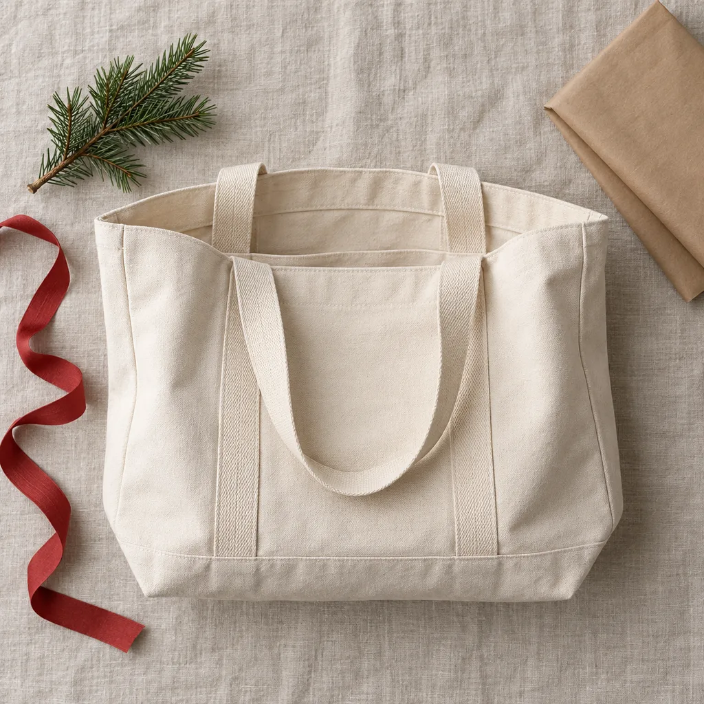 Representative photo-style image of spacious beach day tote — generated, not a specific product