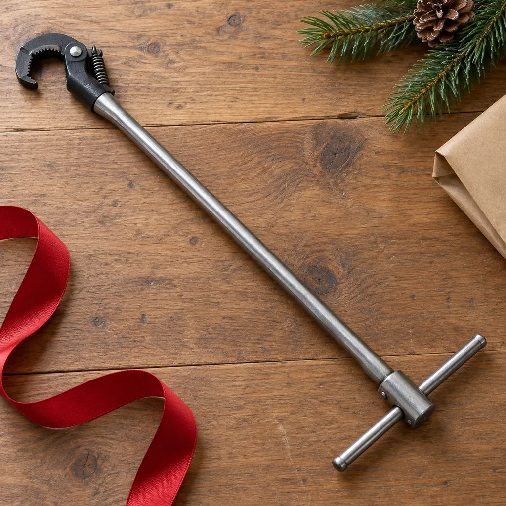 Representative photo-style image of basin wrench — generated, not a specific product