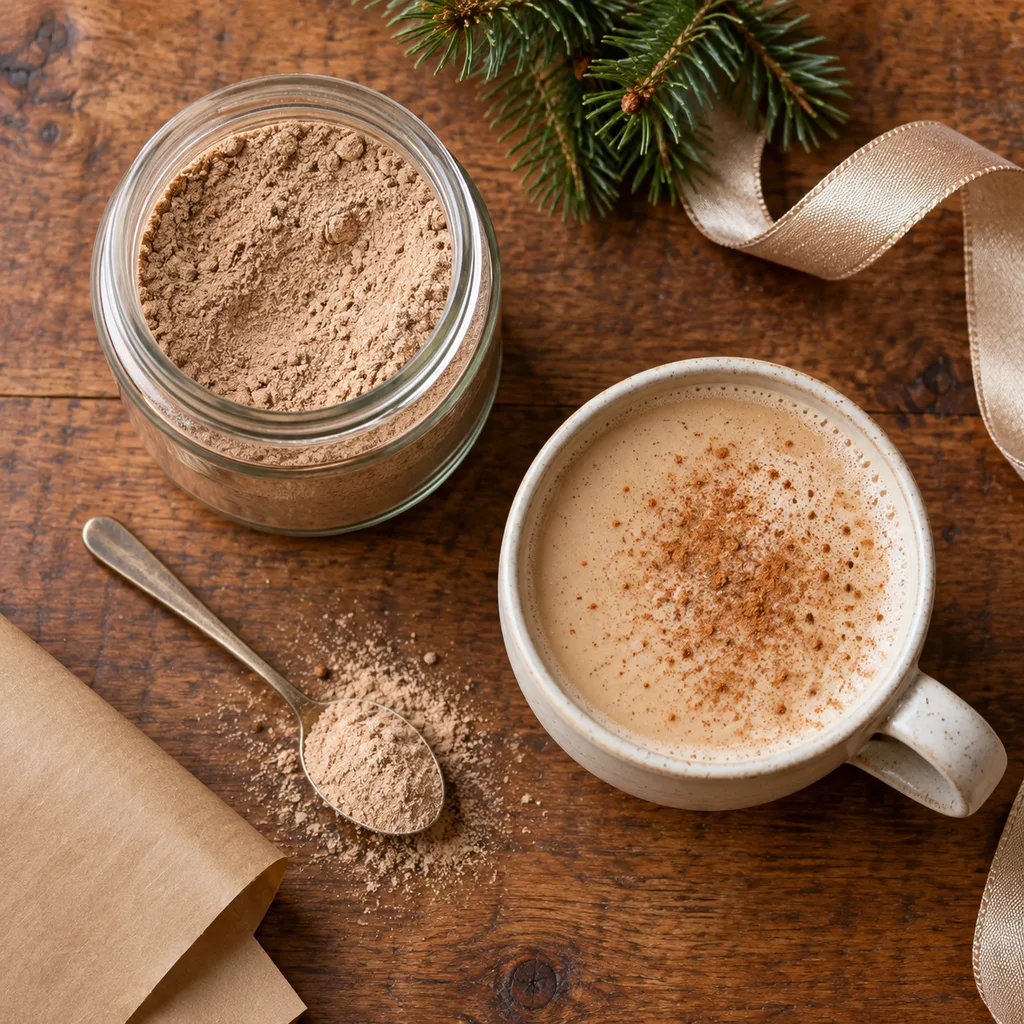 Representative photo-style image of spiced chai latte — generated, not a specific product