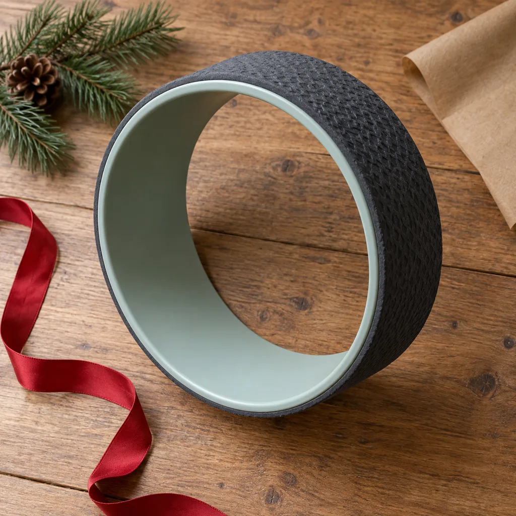 Representative photo-style image of stability core yoga wheel — generated, not a specific product