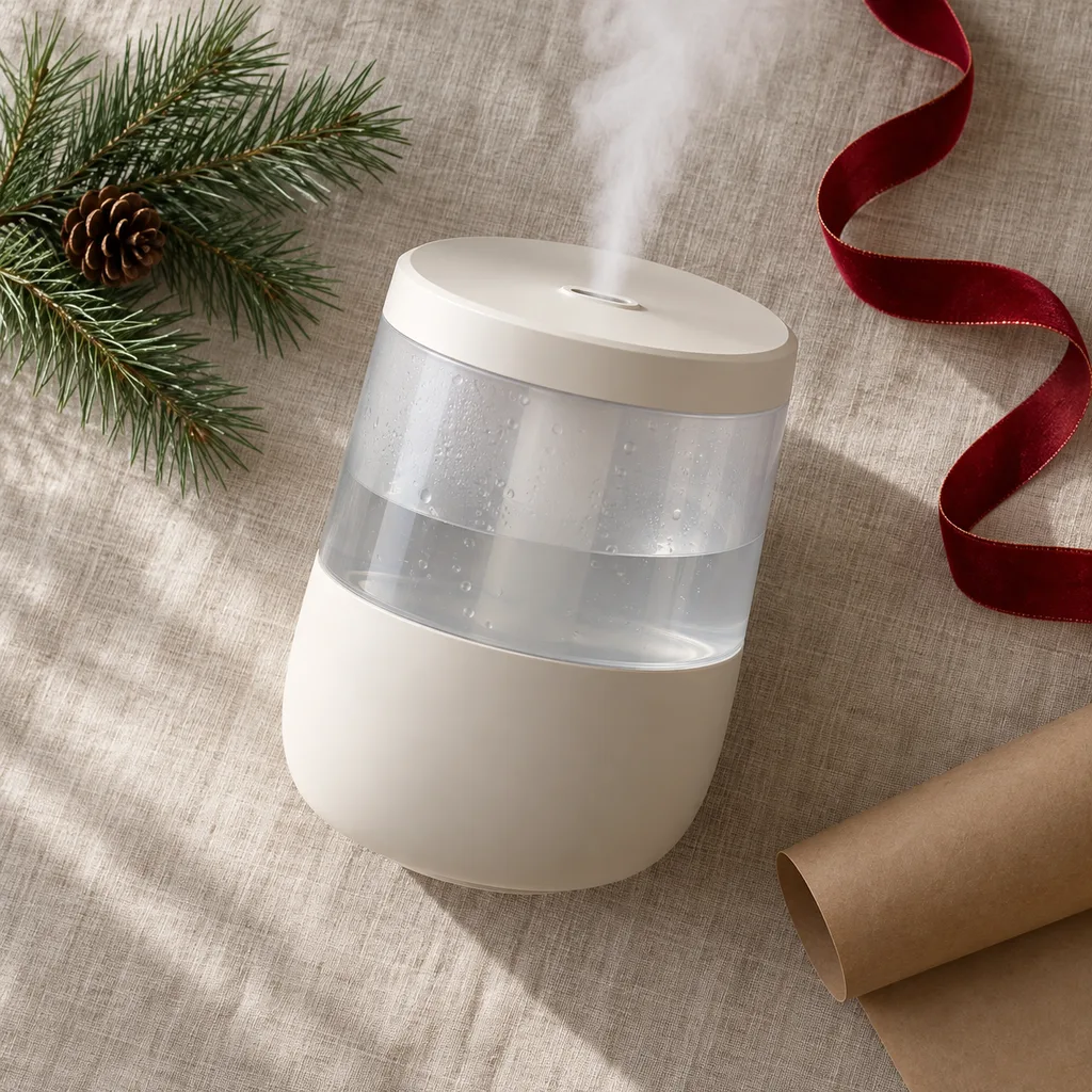 Representative photo-style image of cool mist humidifier — generated, not a specific product