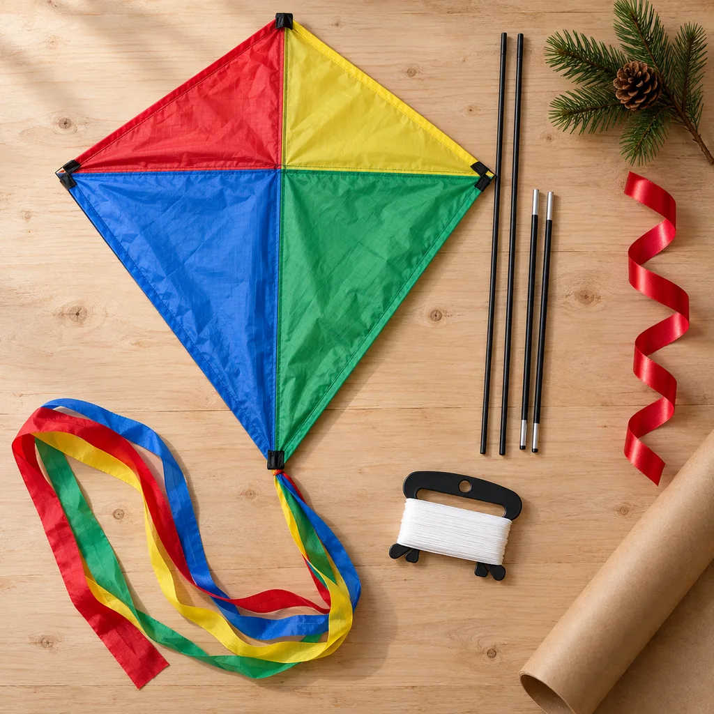 Representative photo-style image of starter kite kit — generated, not a specific product