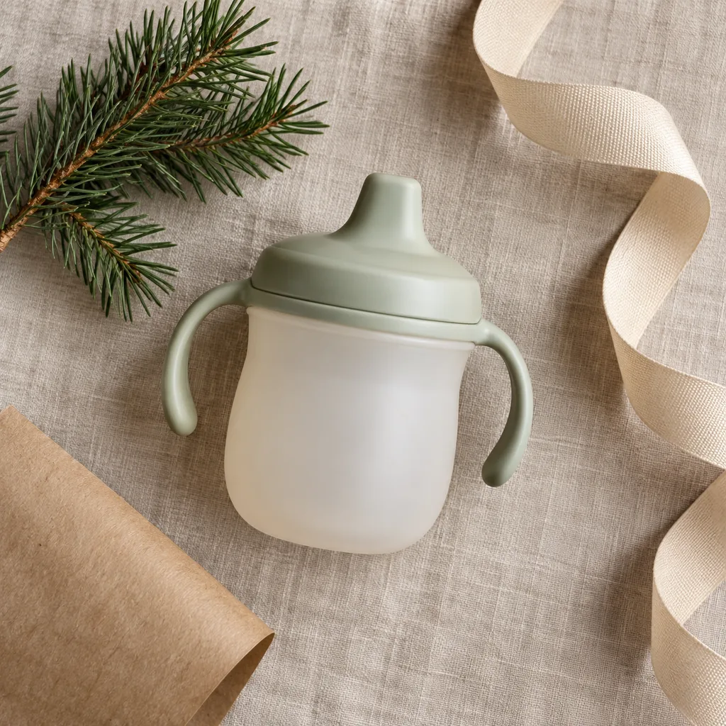 Representative photo-style image of sippy bottle — generated, not a specific product