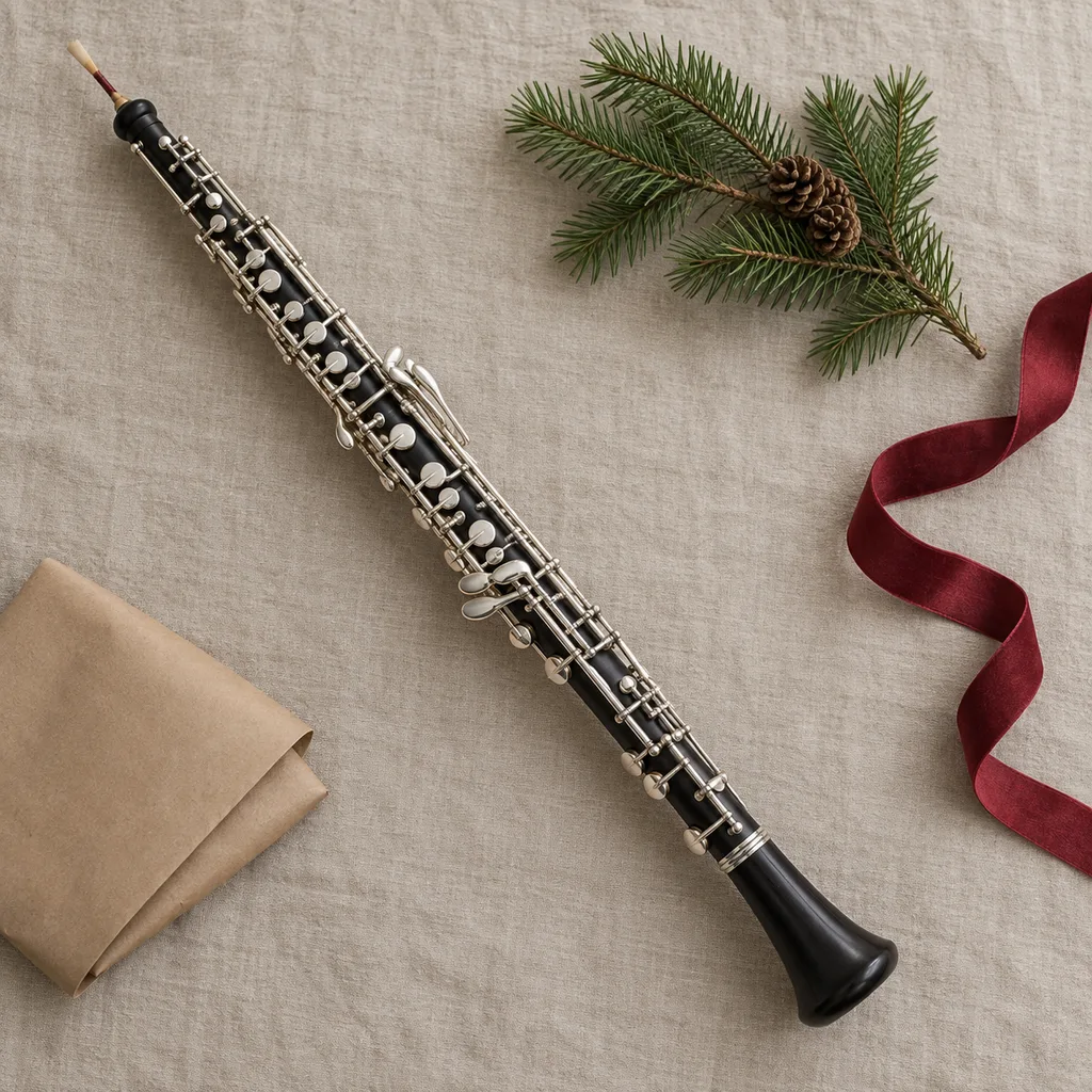 Representative photo-style image of student oboe — generated, not a specific product