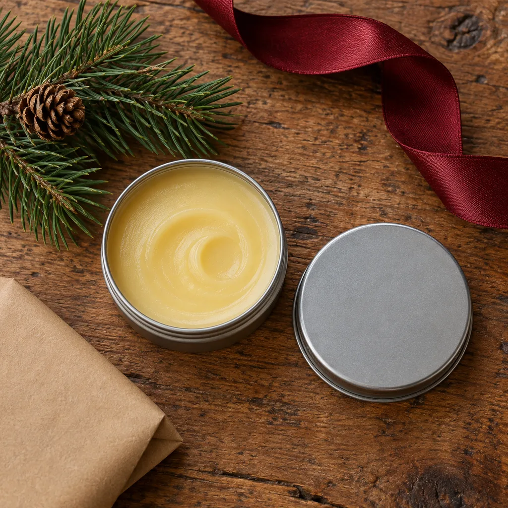 Representative photo-style image of beard styling balm — generated, not a specific product