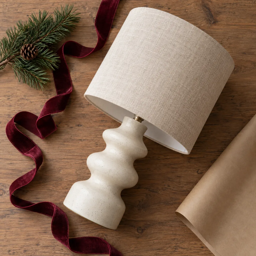 Representative photo-style image of stylish decorative accent lamp — generated, not a specific product