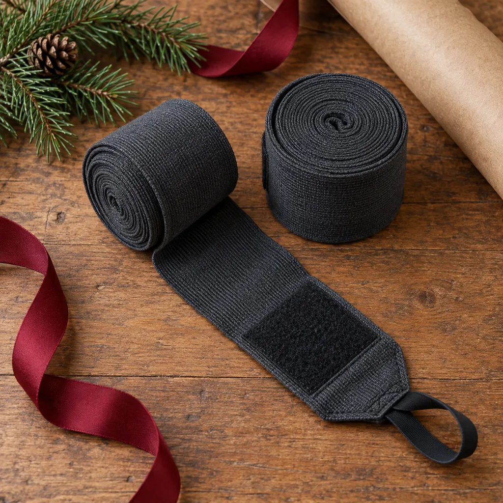 Representative photo-style image of supportive hand wraps — generated, not a specific product