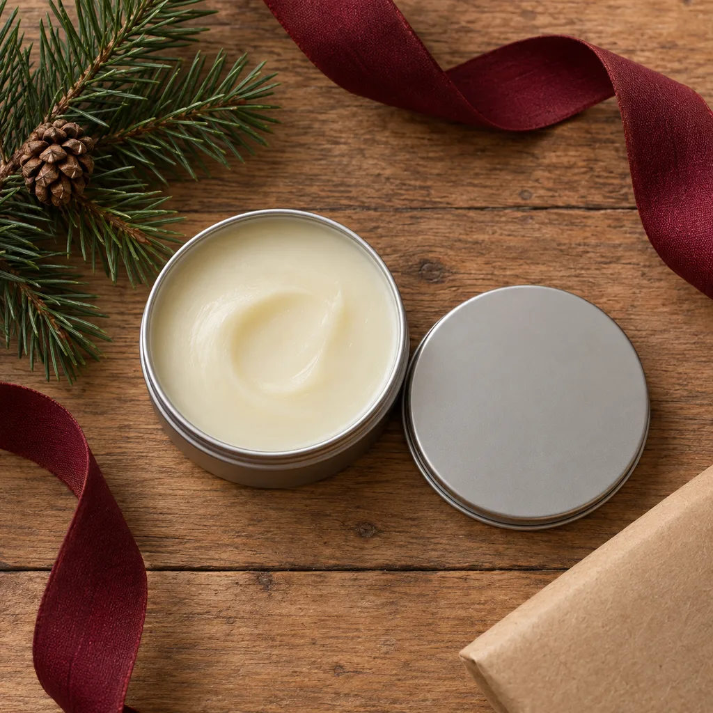 Representative photo-style image of targeted muscle relief balm — generated, not a specific product