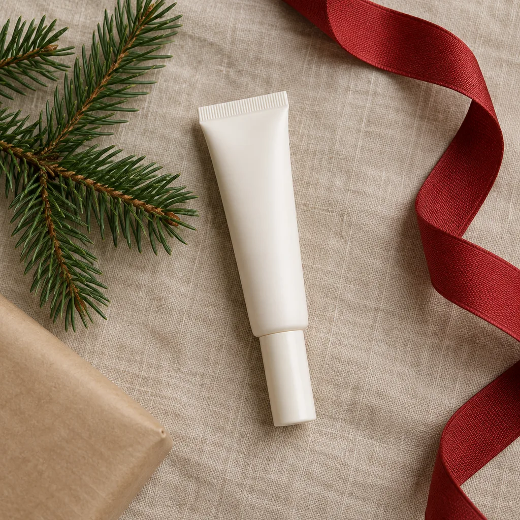 Representative photo-style image of targeted retinol skin treatment — generated, not a specific product