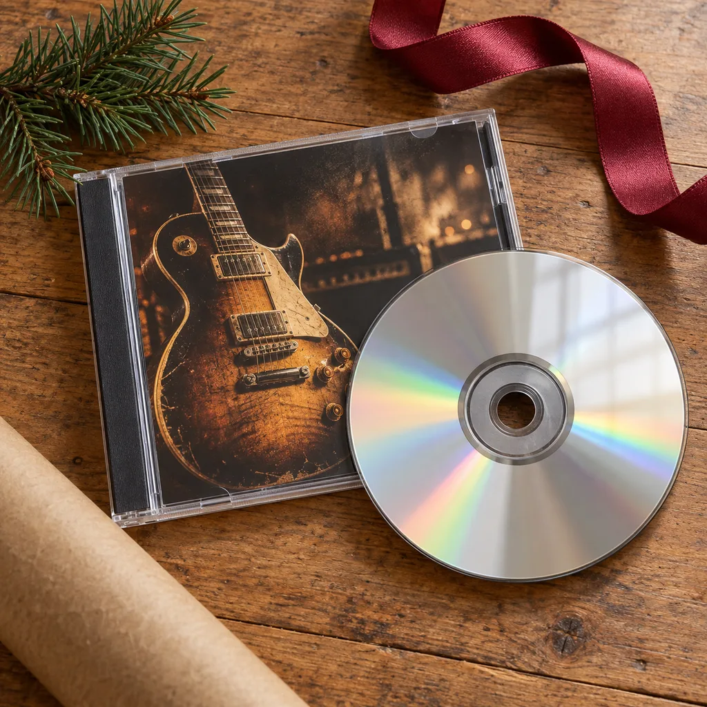 Representative photo-style image of timeless classic rock music cd — generated, not a specific product